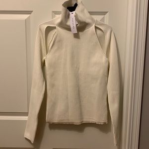Topshop turtle-neck w/cutout